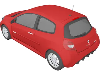 Renault Clio Sport 3D Model