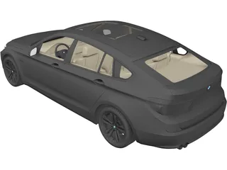 BMW 5-series Gran Turismo (2010) 3D Model
