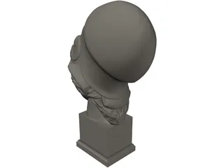 Athena Head 3D Model