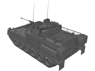 MCV-80 Warrior 3D Model