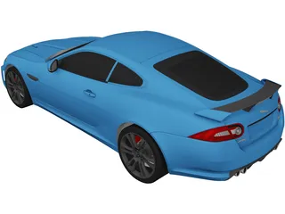 Jaguar XKR-S (2012) 3D Model