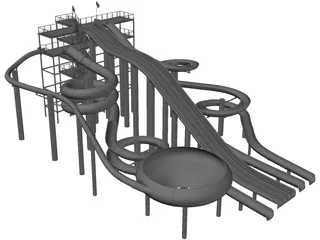 Waterpark 3D Model