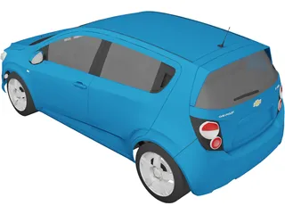 Chevrolet Aveo (2011) 3D Model