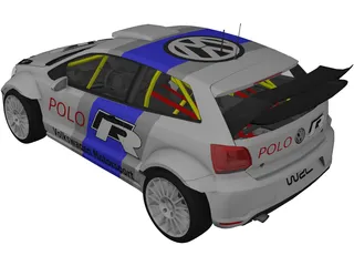 Volkswagen Polo WRC 3D Model