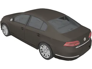 Volkswagen Passat (2011) 3D Model