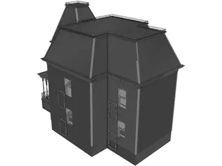 Psycho House 3D Model