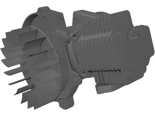 Zenoah G2D Engine 3D Model