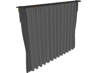 Curtain 3D Model