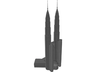 Petronas Towers 3D Model