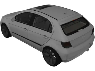 Volkswagen Gol G5 (2009) 3D Model