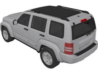 Jeep Cherokee Rubicon (2008) 3D Model