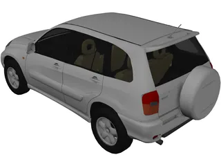 Toyota RAV4 5-door (2001) 3D Model