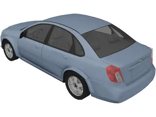 Chevrolet Lacetti 1.6 SX (2006) 3D Model