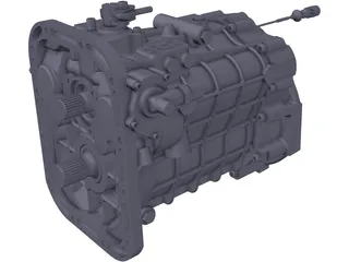 Gearbox Sadev BV SC90-20-SA 3D Model