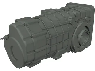 Gearbox Sadev BV SL90-20 4RM 3D Model