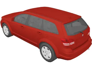 Dodge Journey (2008) 3D Model