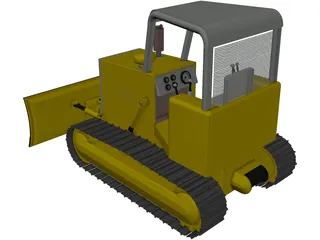 Bulldozer 3D Model