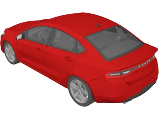Dodge Dart GT (2013) 3D Model