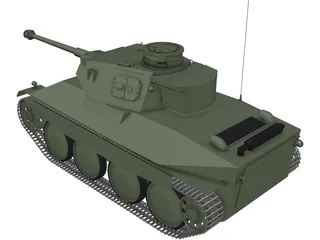 Panzer 38 3D Model