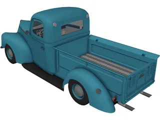 Ford Pickup (1940) 3D Model