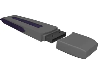 Kingston USB Flash Disk 3D Model