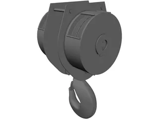 Crane Hook 15ton 3D Model