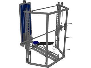 Smith Machine 3D Model