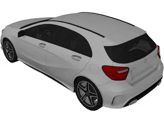 Mercedes-Benz A45 AMG W176 (2014) 3D Model