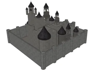 Castle 3D Model