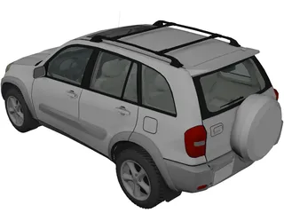 Toyota RAV4 5-door (2004) 3D Model