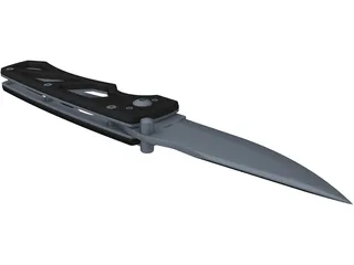 Tactical Knife 3D Model