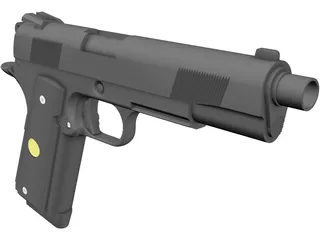 Colt M1911A1 3D Model