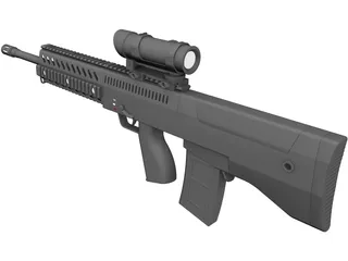 Remington Carabine 3D Model