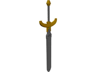 Zelda Sword Excalibur 3D Model