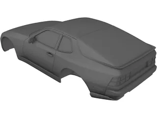 Porsche 944 Body 3D Model