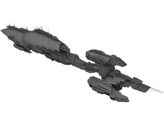 Commerce Guild Destroyer 3D Model