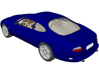 Jaguar XKR 3D Model