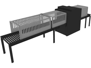 Airport Xray Scanner 3D Model
