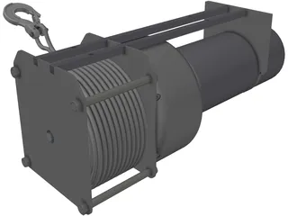 Winch 3D Model