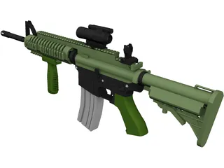 M4A1 3D Model