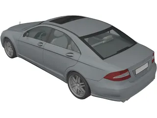 Mercedes-Benz C-Class (2007) 3D Model