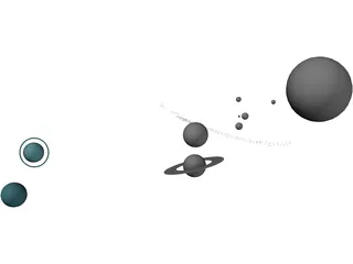 Solar System 3D Model