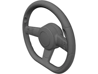 Steering Wheel 3D Model