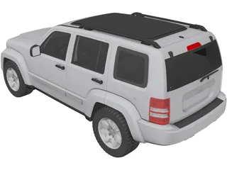 Jeep Cherokee (2008) 3D Model
