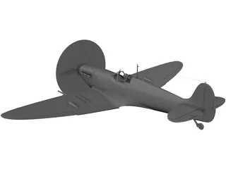 Supermarine Spitfire 3D Model