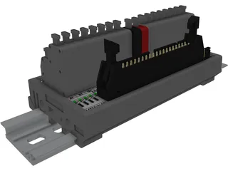 Terminal Block SVN-32DT 3D Model