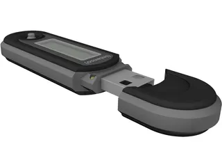 Intenso MP3 USB Stick 3D Model
