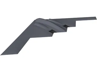 B-2 Spirit Bomber 3D Model