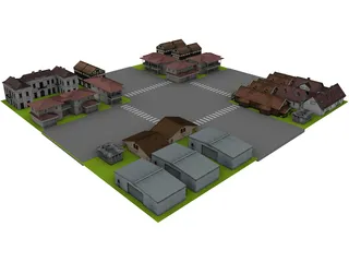 City Junction Part 3D Model