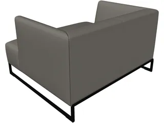 Corner Style Sofa 3D Model